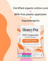Multipack -100% 54 Count (3 Packs 18) The Honey Pot Company - Organic Cotton Core Tampons w/Bio Plastic Applicator