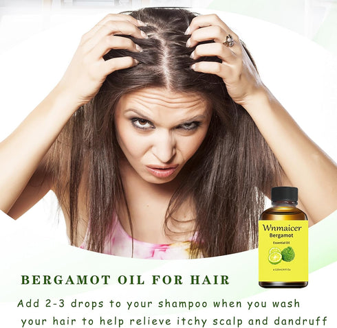 Bergamot Essential Oil 4 Fl Oz - Pure Aromatherapy Oil for Diffuser, Laundry, Massage, Hair, DIY & Skin Care 120 ml