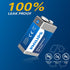 Philips 9V 9 12 Pack 9V Batteries Alkaline Volt Battery Ultra Long Lasting Battery for Household and Office Devices