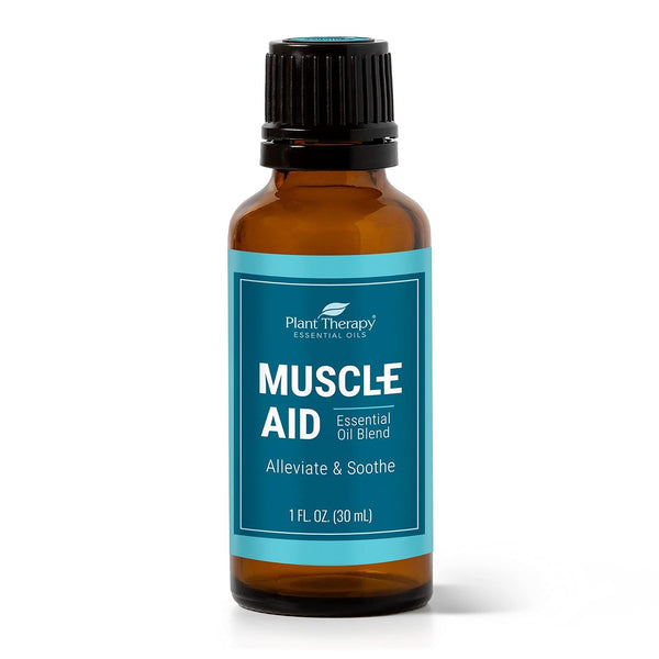Plant Therapy Muscle Aid Synergy Essential Oil 30 mL (1 oz) 100% Pure, Therapeutic Grade