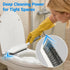 SSINBOANGI 2 Pack Set Heavy Duty Scrub Brush with Hard Bristle, Cleaning Brush Designed for Bathroom, Shower, Bathtub