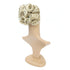 SWACC Short Messy Curly Dish Hair Bun Extension, Easy Stretch Combs, Clip in Ponytail, Beige/Blonde Mixed-24T613#