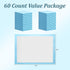 Warmify 60 Count 30" 36" Disposable Bed Pads x for Adults, Kids & Pets Super Absorbent Chucks Pads with Waterproof