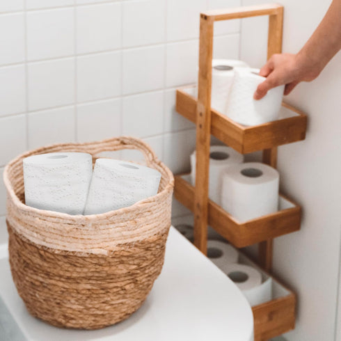 Amazon Basics 2-Ply Toilet Paper, 6 Rolls = 24 Regular Rolls, 350 Sheets, Unscented