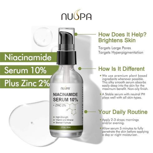 Organic Vitamin C Serum for Face, Neck, Eyes with Hyaluronic Acid, Dark Circles, Age Spots, Acne Scars, 60ML
