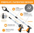 EZPIK 32" Foldable Grabber Reacher Tool for Seniors, Heavy Duty Pickup Trash Picker Upper Tool