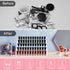 Kingtaily Nail Polish Organizer, 5 Layers Acrylic Display Rack for Cosmetics Storage