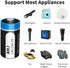CR123A 3V Lithium Battery, 4 Pack 1600mAh with 10-Year Shelf Life for Flashlight Alarm System