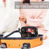 Clear Makeup Bag for Women, Transparent Cosmetic Case, Portable Accessories Bag for Car (A/Black, M)