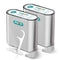 Dental Floss Picks Dispenser 2 Box, 176 Count LIAMOSS Shred Resistant Flossers for Adults Oral Care