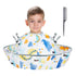 Lictin Haircut Capes Umbrella for Kids - Waterproof Hairdressing Cape with 1PCS Black Comb, Dinosaur Theme