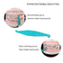 Aligner Remover Tool & Dental Elastic Rubber Bands Placers for Braces, HRASY Oral Care Accessories, 12 Pieces