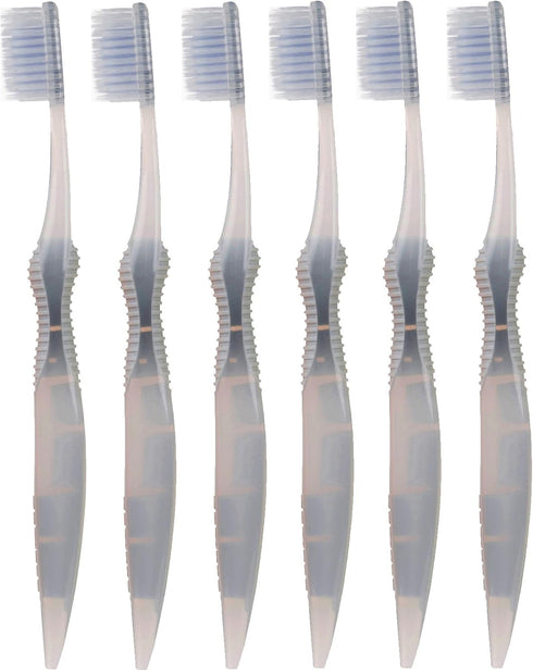 SoFresh Flossing Toothbrush - Adult Size | Your Choice of Color (Grey, 6)