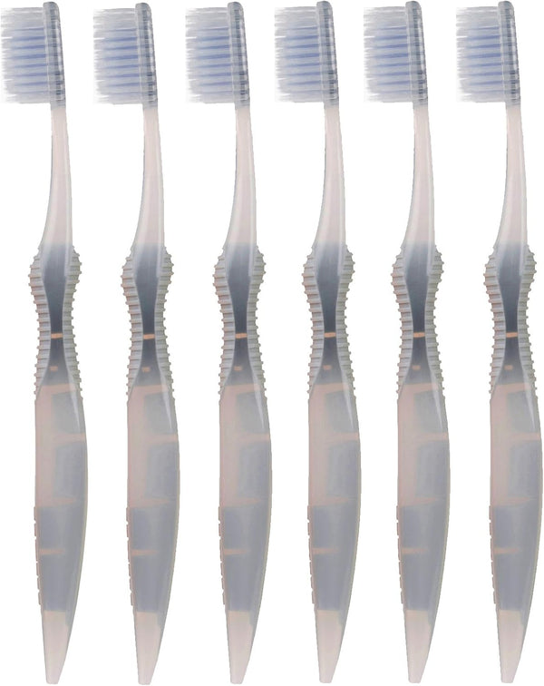 SoFresh Flossing Toothbrush - Adult Size | Your Choice of Color (Grey, 6)