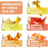 Set 5 Packs Citrus Essential Oil for Diffuser, Natural Fruity Fragrance Blends Gift for Home, Fresh Scent Aromatherapy