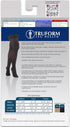 Truform Women's Compression Stockings, 15-20 mmHg, Thigh High Length, Closed Toe, Opaque, Beige, X-Large