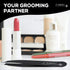 L’espoir High Precision Slant Tweezers, Rust-Free Stainless Steel, Perfect Alignment for Daily Beauty Routine - Black