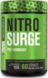 Jacked Factory NITROSURGE Pre Workout Supplement - Endless Energy, Instant Strength Gains, 60 Servings, Arctic White
