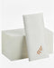 Pack of 50 White Guest Napkins Paper Disposable Hand Towels Linen Feel