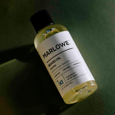 No. 143 Beard Oil 3 oz, Conditioning Oil for Softer & Fuller Beard Care, 100% Natural