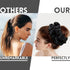 Oversized Satin Hair Scrunchies - 6 Pieces 7.2 Inch Elastic Silk Hair Bands, Large Ponytail Holders for Women