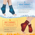 Ankle Foot Ice Pack Wrap for Injuries, Reusable Gel Pack for Hot & Cold Therapy, Pain Relief Sleeve