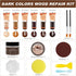 Wood Furniture Repair Kit 15Pcs - 6 Colors Wood Filler for Hardwood, Laminate, Vinyl Floor Repair