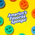 Scrub Daddy Sponge Daddy - 4 Count - Scratch-Free Multipurpose Kitchen & Dish Sponge - BPA Free Polymer Foam