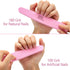 Nail Buffers 20 Pack - 100/180 Grit Nail Buffer Block Sponge for Acrylic/Natural Nails, Pink