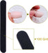 Nail File 10 PCS Professional Double Sided 100/180 Grit Emery Board Black Manicure Pedicure Tool