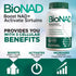 BioNAD NAD Supplement - Nicotinamide Riboside Booster, Anti-Aging & Metabolic Activator - Vegan Friendly, 60 Capsules