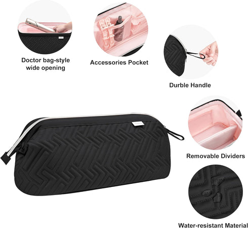 Leudes Hair Tools Travel Bag for Shark Flexstyle, Portable Carrying Case for Hair Air Wrap Dryer, Waterproof Dustproof