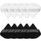 Maitys 10 Pcs Triangle Powder Makeup Puffs, Soft Velour Puff Beauty Setting Sponge for Loose Foundation