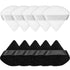 Maitys 10 Pcs Triangle Powder Makeup Puffs, Soft Velour Puff Beauty Setting Sponge for Loose Foundation