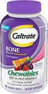 Caltrate Chewables 600 +D3 Plus Minerals, Sugar Free, Cherry, Orange & Fruit Punch, 90 Count
