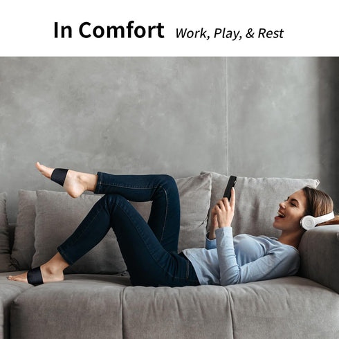 Ryidkcs Foot Support Sleeves - Pair for Plantar Fasciitis & Heel Spur Pain Relief, Arch Support Brace for Wide/Narrow