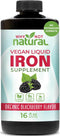 Liquid Iron Supplement for Women, Men & Kids - Vegan Formulation for Anemia Support