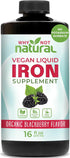Liquid Iron Supplement for Women, Men & Kids - Vegan Formulation for Anemia Support