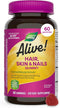 Natures Way Alive! Hair, Skin & Nails Gummies with Collagen and Biotin,