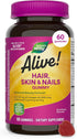 Natures Way Alive! Hair, Skin & Nails Gummies with Collagen and Biotin,