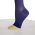 Truform Sheer Compression Stockings, Women's Knee High Length, Open Toe, 15-20 mmHg, 20 Denier, Purple, X-Large