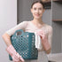 COOLJOB 3 Pairs Reusable Rubber Gloves for Dishwashing, Grippy Latex Cleaning Gloves with Cotton Liner