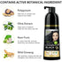 Instant Black Hair Dye Shampoo, 3 in 1 Natural Black Hair Shampoo with Herbs, Cover Greys for Men & Women, 400ml