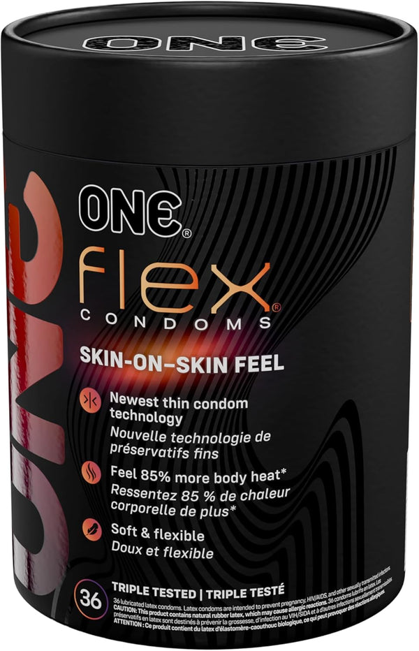 ONE Flex Condoms Next Generation Condoms Enhanced with Graphene, The World's Thinnest