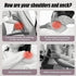 Konbison Muscle Roller Stick for Legs & Back, Silent Portable Massage Roller Ball, Deep Tissue Calf, Neck Massager