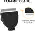 MANSPOT Black Replaceable Blade, 2Pcs Men’s Manscape Trimmer Ceramic Blade Replacement Head