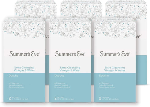 Summer's Eve Extra Cleansing Vinegar and Water Feminine Cleansing Douche, Odor Control,