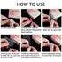 Laza 1200 Pcs Thin Breathable Adhesive Tabs - Fake Nail Glue Sticker (50 Sheets, Germany Jelly Gel)