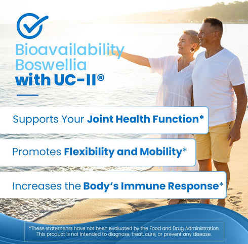 Doctor's Best Boswellia Extract with UC-II - Joint Support Supplement