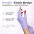 modelones UV Gloves for Gel Manicures, Premium UPF99+ Protection Gloves for UV/LED Nail Lamp, Purple